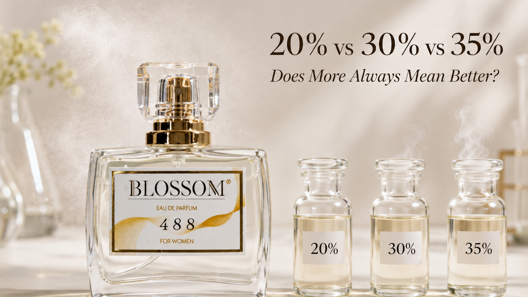 20% vs 30% vs 35% Perfume Oil: Does a Higher Percentage Really Mean a Stronger Perfume?