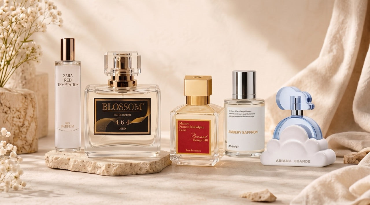 Best Baccarat Rouge 540 Dupe UK 2026: Blossom Perfumery 464 vs Zara, Cloud & Dossier