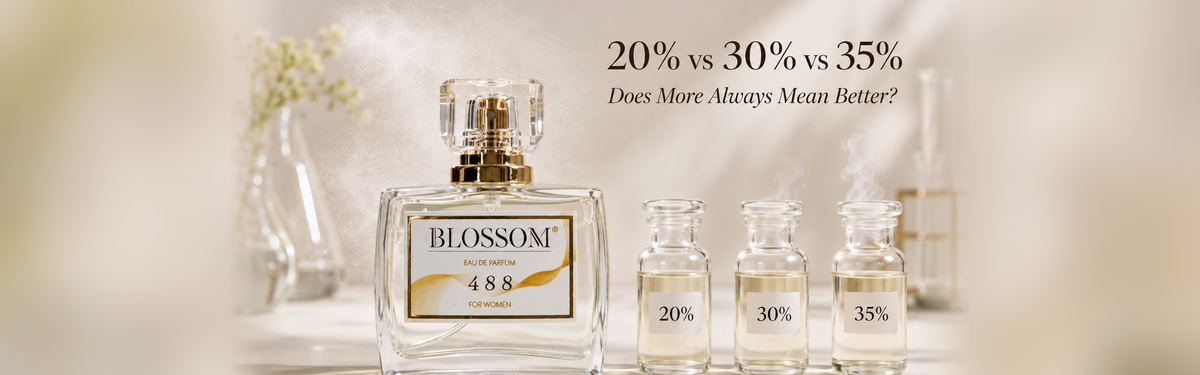 20% vs 30% vs 35% Perfume Oil: Does a Higher Percentage Really Mean a Stronger Perfume?