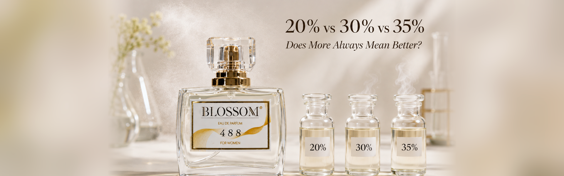 20% vs 30% vs 35% Perfume Oil: Does a Higher Percentage Really Mean a Stronger Perfume?
