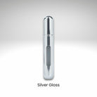 Refillable Travel Atomiser 8ml Silver Gloss